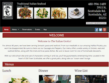 Tablet Screenshot of italiangrotto.com